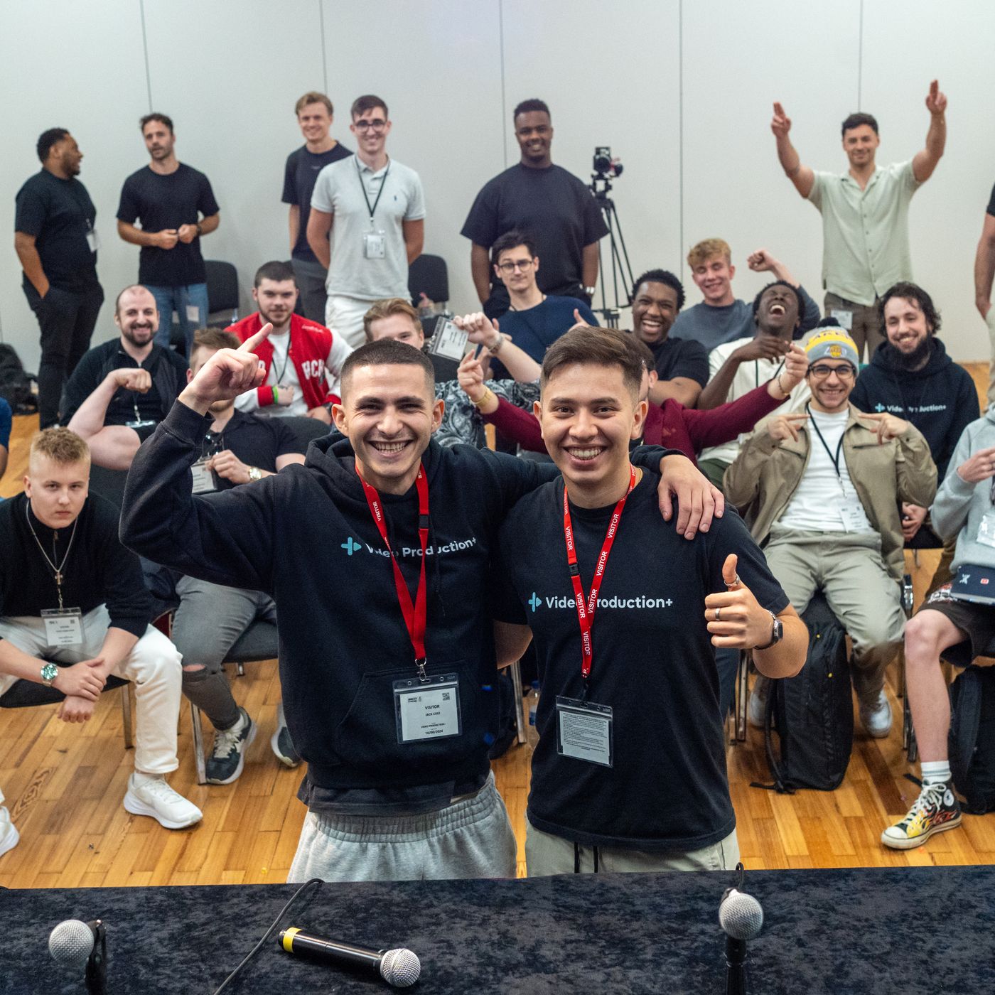 The VP+ and Ad Creators Lab founders together with the editor community behind them